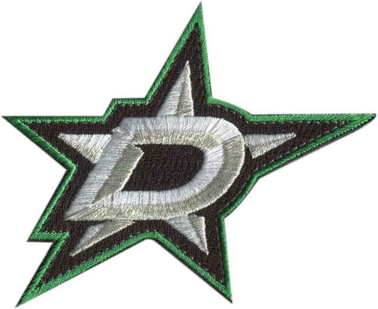 HEDI Dallas Stars Primary Logo Hook Hook Patch (Small) (V elcro Patch - NOT Iron On) (License Reseller) - by HEDiGEAR - Image 1